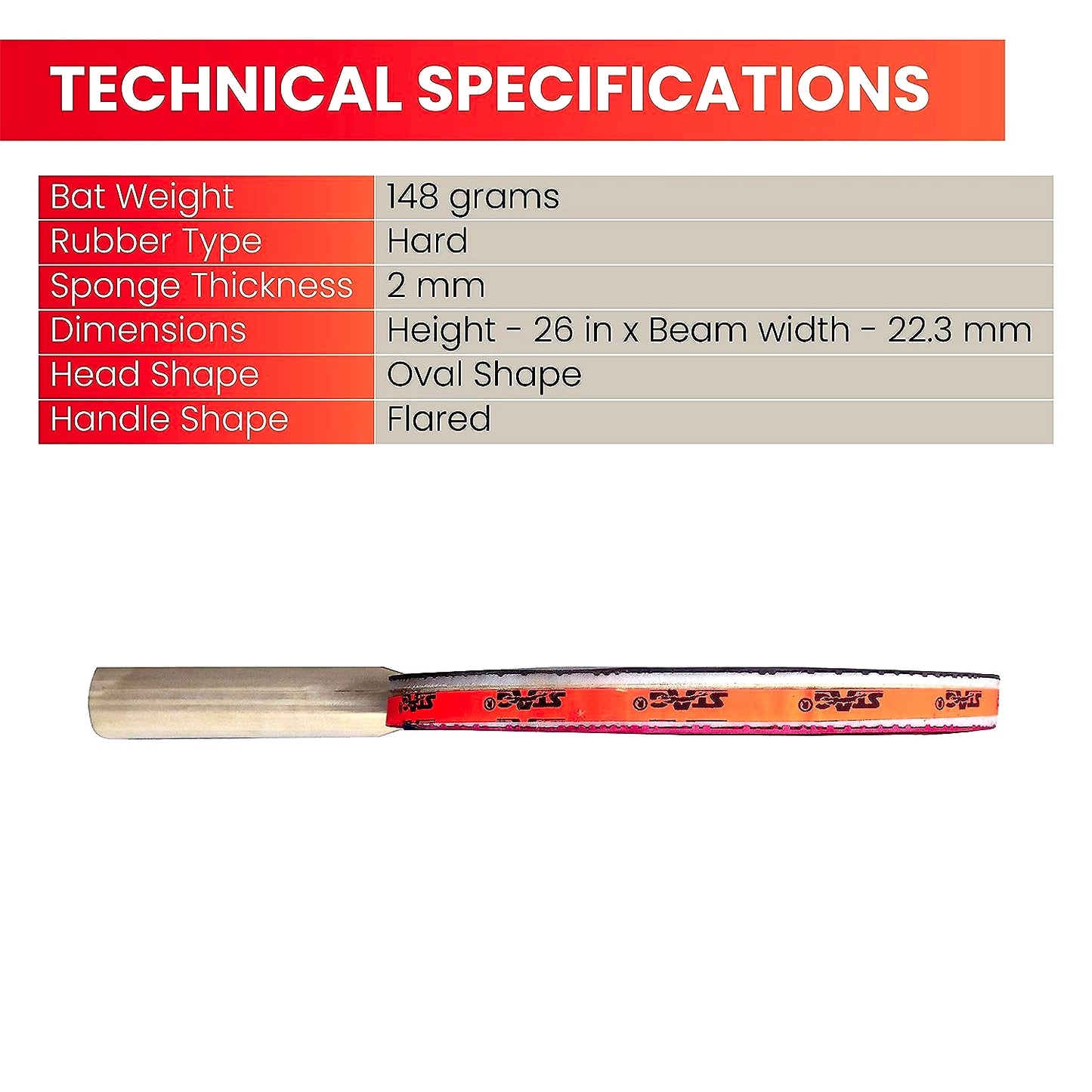 Stag 2 Star Table Tennis Racket