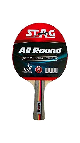 STAG ITTF Approved Rubber All Round Advanced Table Tennis Racket