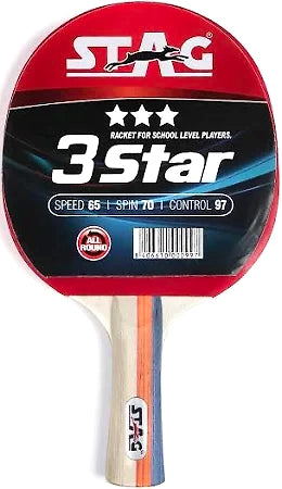 Stag 3 Star Table Tennis Bat