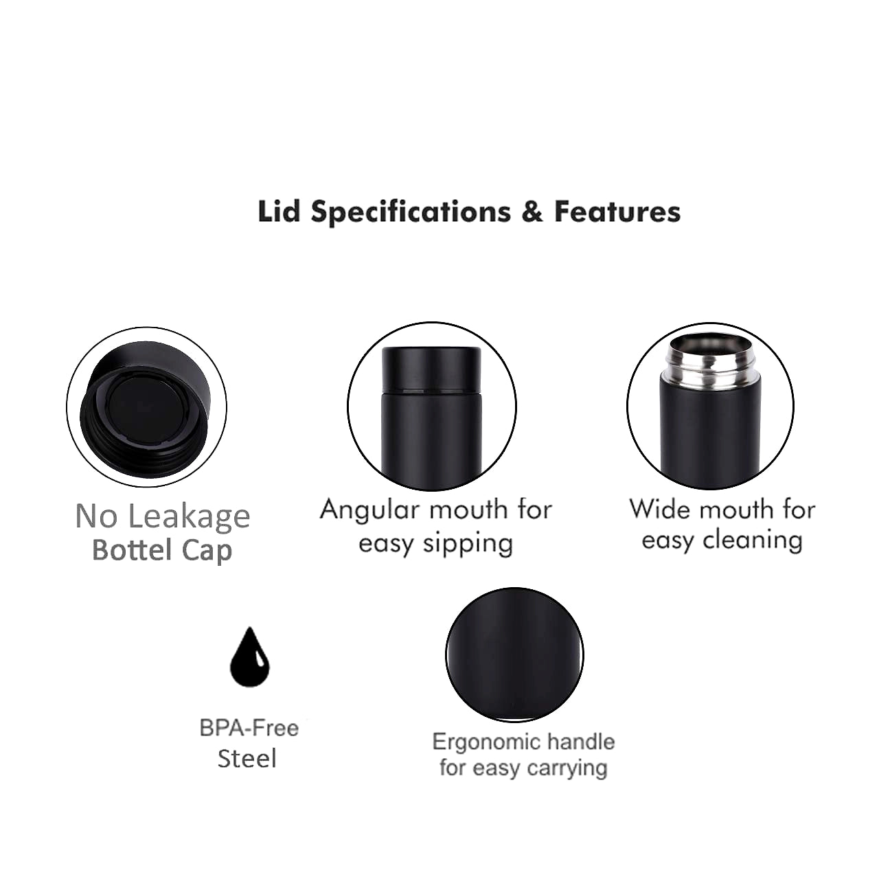 PROBOTT Thermosteel Compact Vacuum Flask 400ml