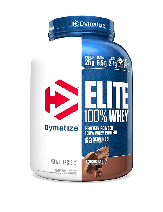 Dymatize Nutrition Elite Whey Protein Powder: Superior Blend of Whey Protein for Optimal Muscle Growth and Recovery