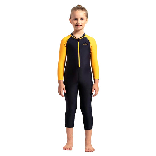 Speedo Colour Block All In One Suit For Tots