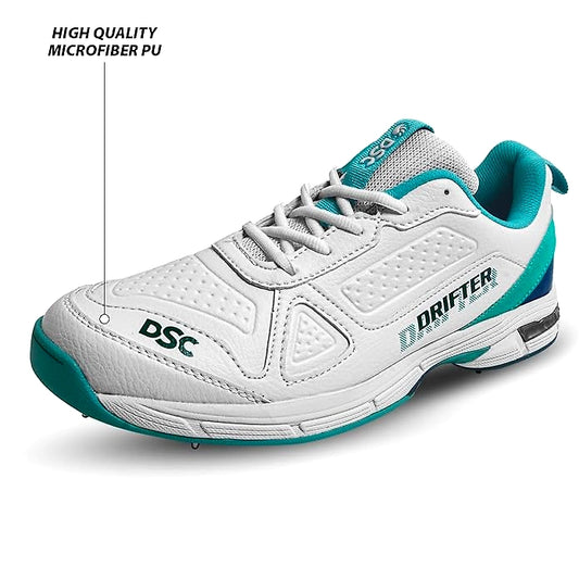 DSC Drifter Cricket Shoes for Men: Durable, High-Performance Cricket Shoes with Ventilation and Ankle Support