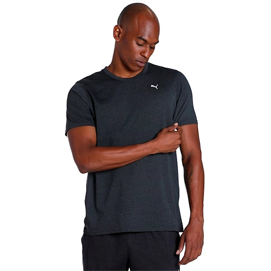 Puma Men's Performance Heather Training T-Shirt: Stay Cool and Dry During Intense Workouts with Moisture-Wicking Technology
