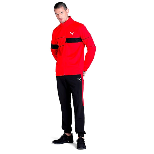 Puma Men's Cricket Tracksuit: Show Your Passion for the Game with This Stylish and Comfortable Colorblock Tracksuit