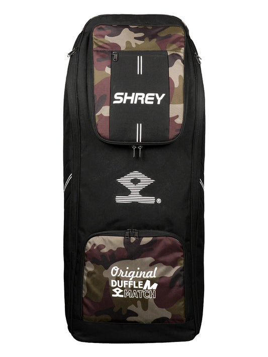 Shrey Match Duffle 2.0: Premium Sports Duffle Bag with Multiple Compartments, Durable Construction, and Stylish Design