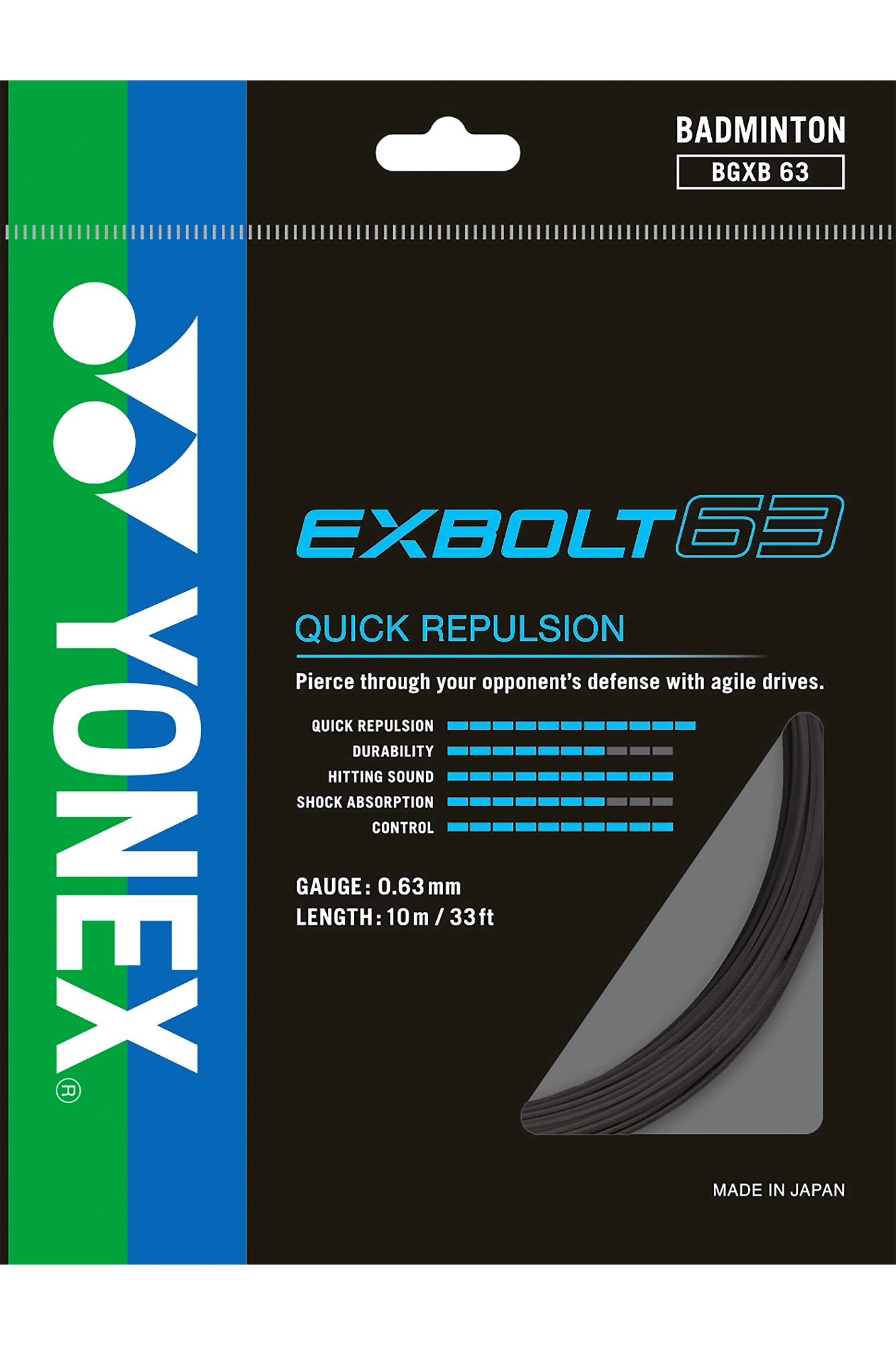 YONEX Exbolt 63 Badminton String