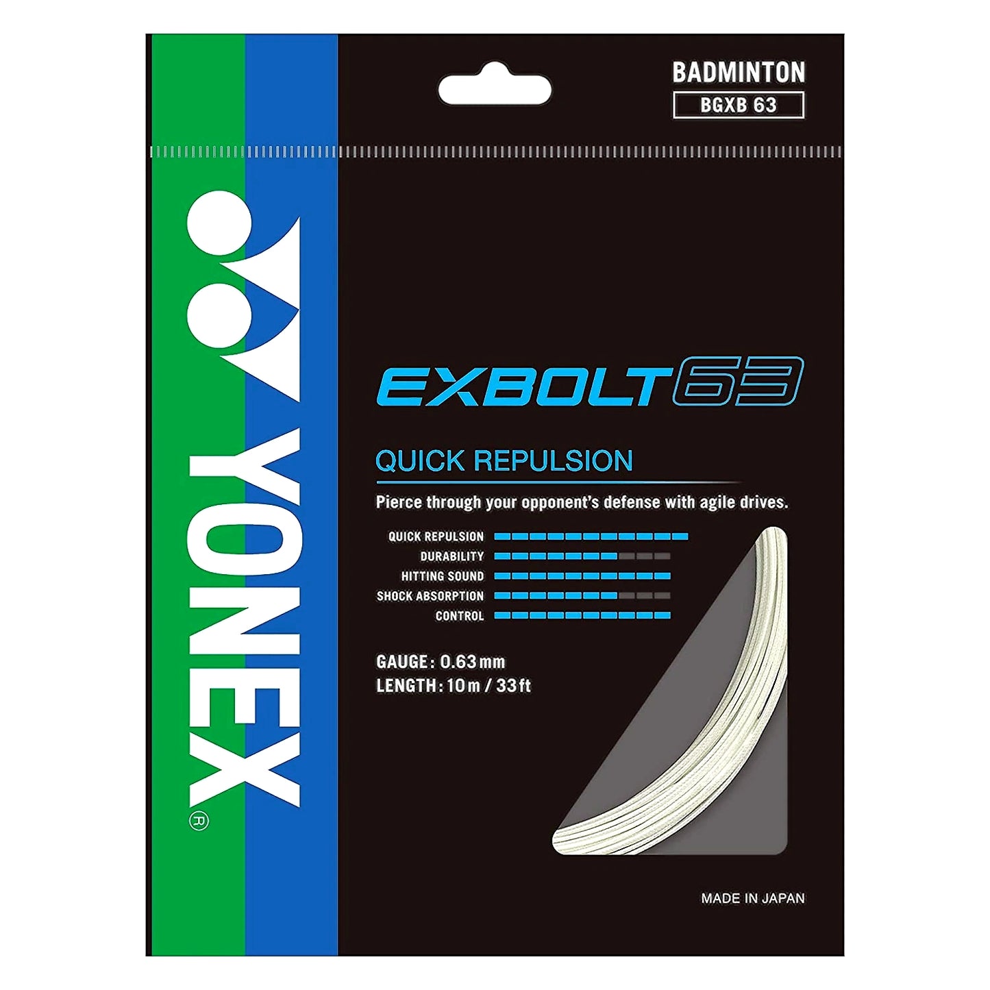 YONEX Exbolt 63 Badminton String