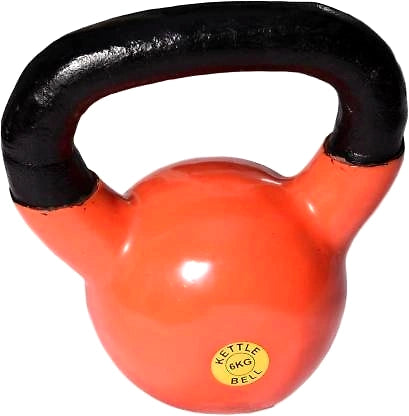 DC ROUND KETTLE BELL: Versatile Strength Training Tool for Total Body Toning, Improved Posture and Balance - PVC Filled with Iron Sand