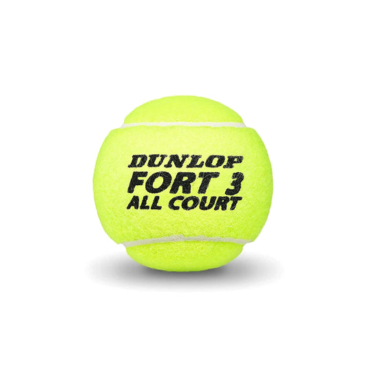 Dunlop Fort All Court Tennis Balls (Green) - 1 Can (3 Balls): The Preferred Choice of Professionals and Enthusiasts for Unmatched Performance on All Courts