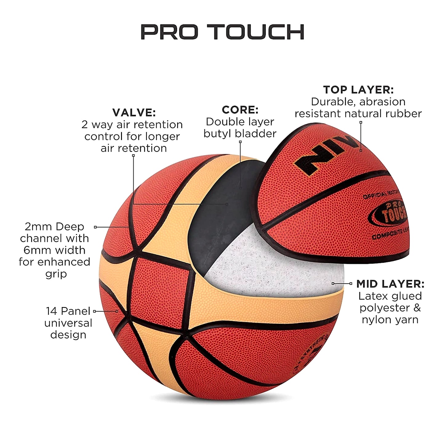 Nivia Pro Touch Basketball