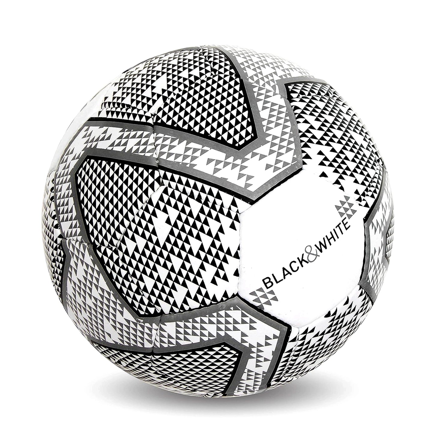 Nivia Synthetic Rubber Black And White Football