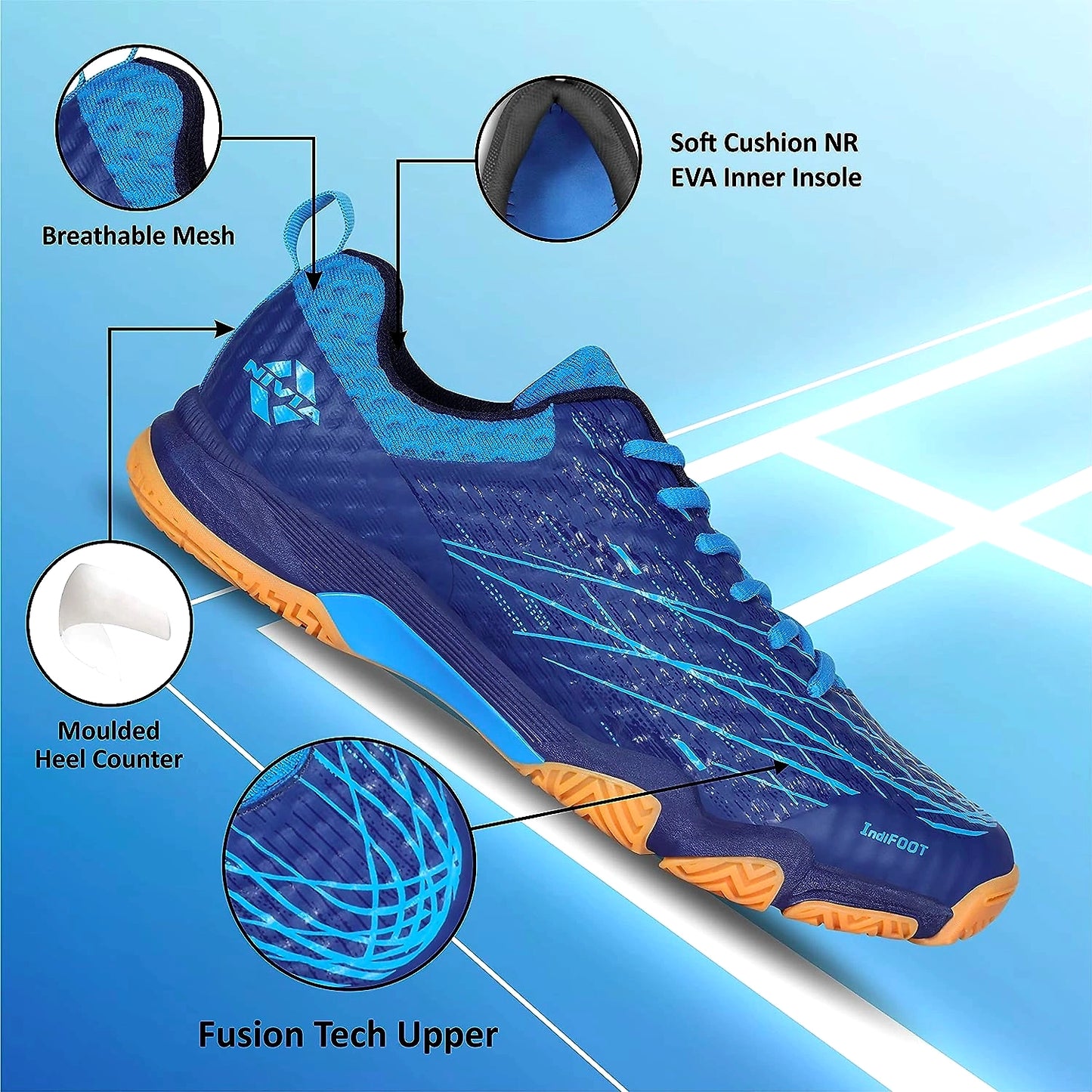Nivia Powerstrike 3.0 Badminton Shoes