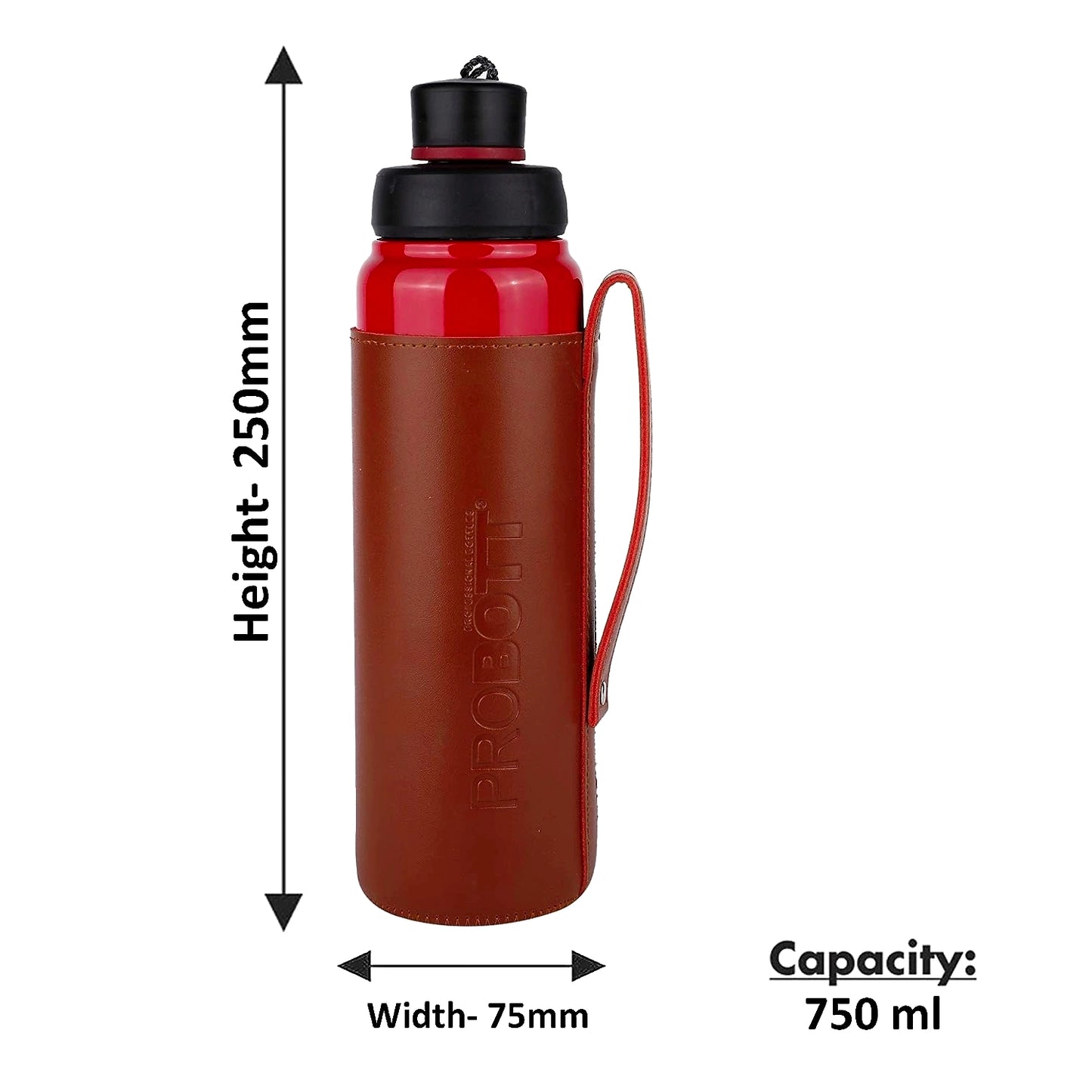 PROBOTT Vacuum Flask Hot & Cold Water Bottle With Bag