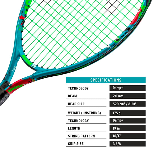 HEAD Novak 19 Junior Tennis Racket (Strung)