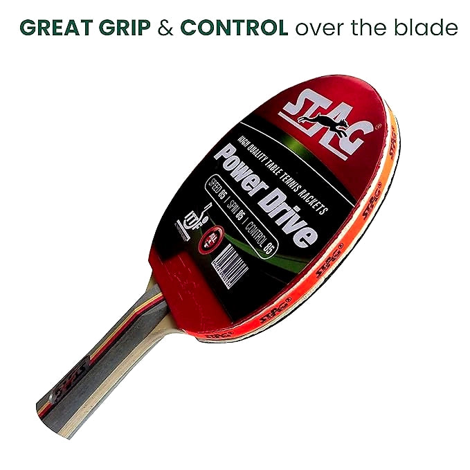 Stag Power Drive Plus Advanced Series Table Tennis Racket