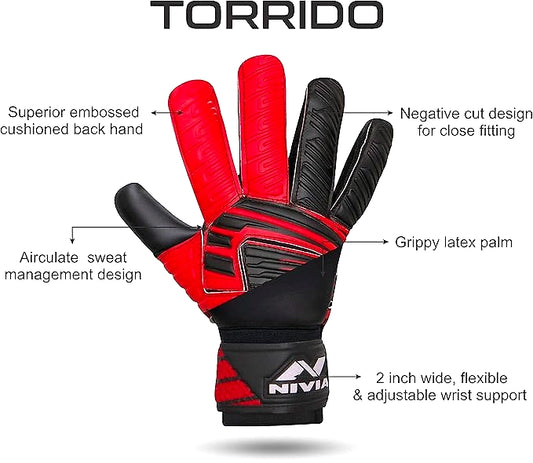 Nivia GG-893 Torrido Football Gloves