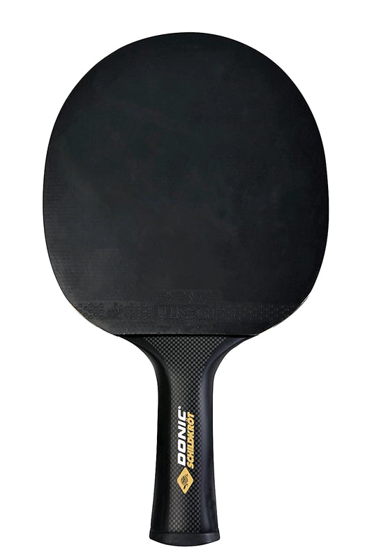 DONIC Carbotec 7000 All-Rounder Table Tennis Racket: Powerful Carbon Blade and Liga-QRC Rubber for Intermediate Players