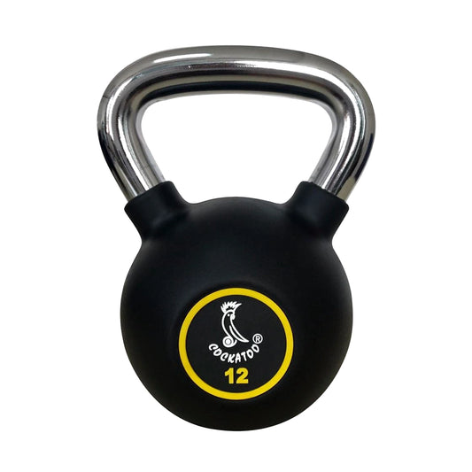 Cockatoo Rubber Kettlebell: Versatile Fitness Equipment for Total Body Toning and Strength Building