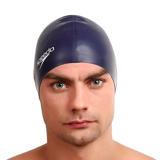Speedo Flat Silicon Cap Navy