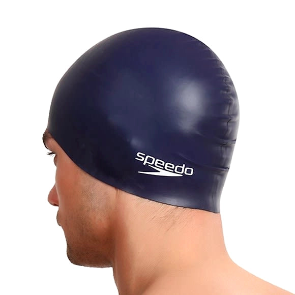 Speedo Flat Silicon Cap Navy