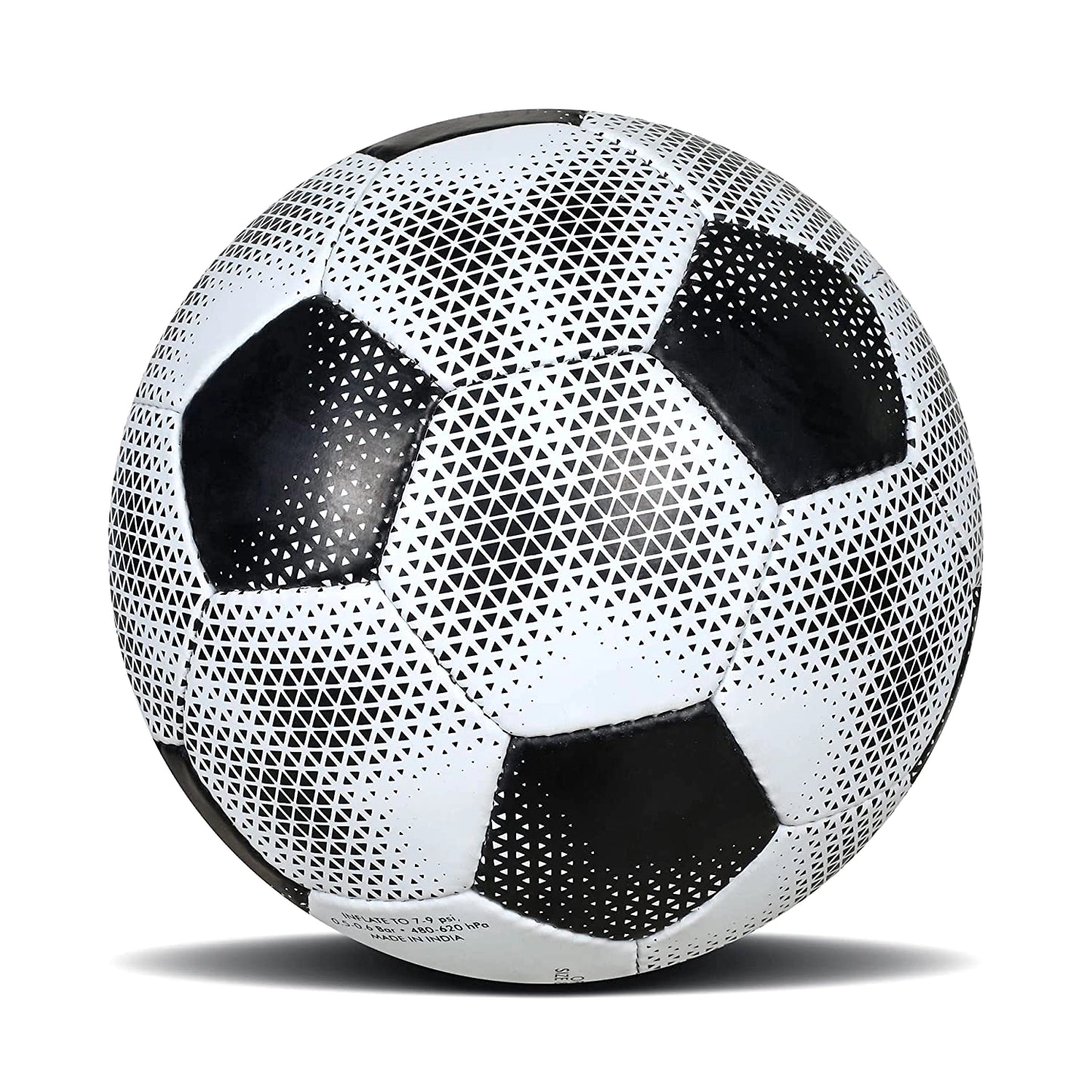 Nivia Black & White FB-278 Rubberized Stitched Football