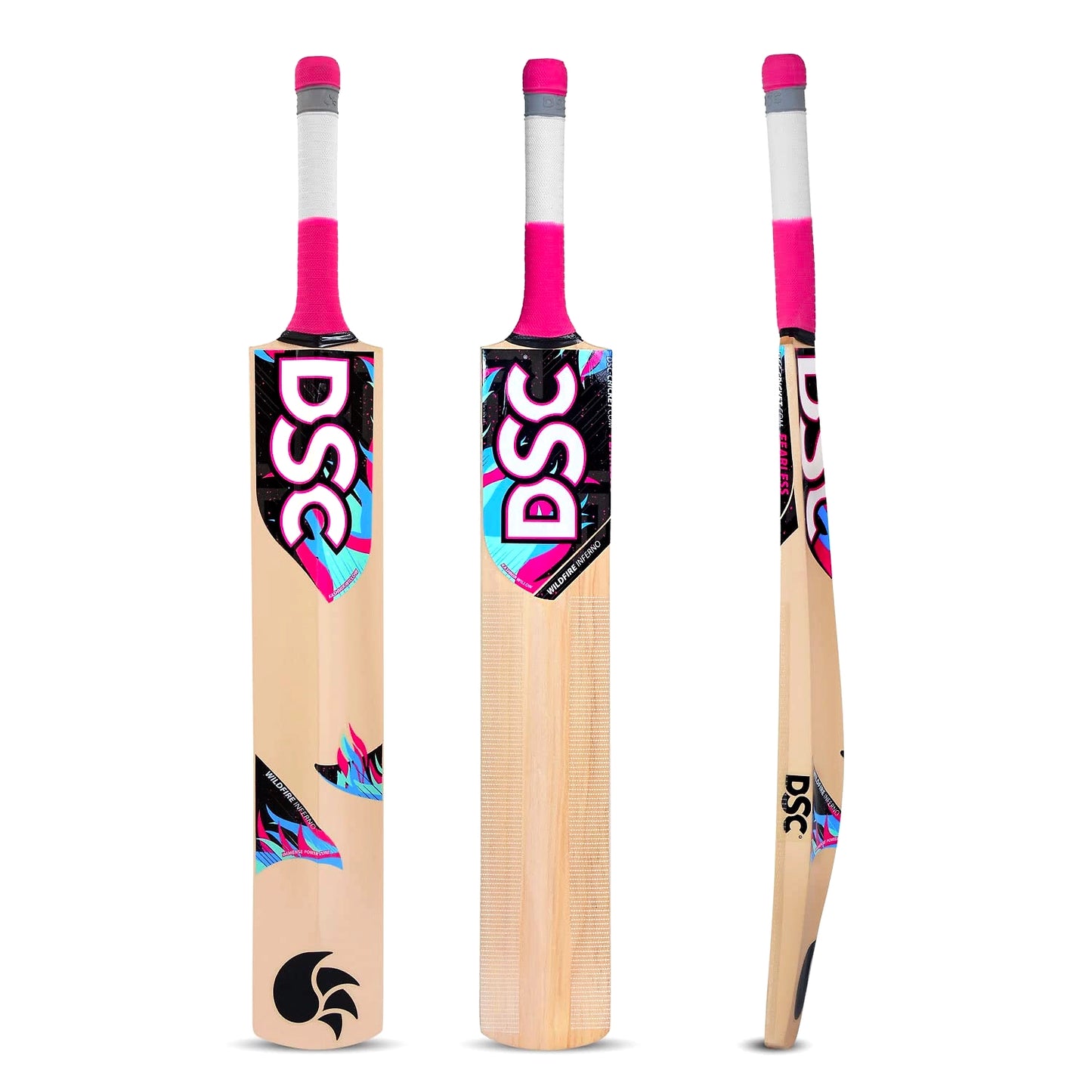 DSC WildFire Inferno Kashmir Willow Cricket Bat for Tennis Ball Cricket: Lightweight and Powerful for Dynamic Play