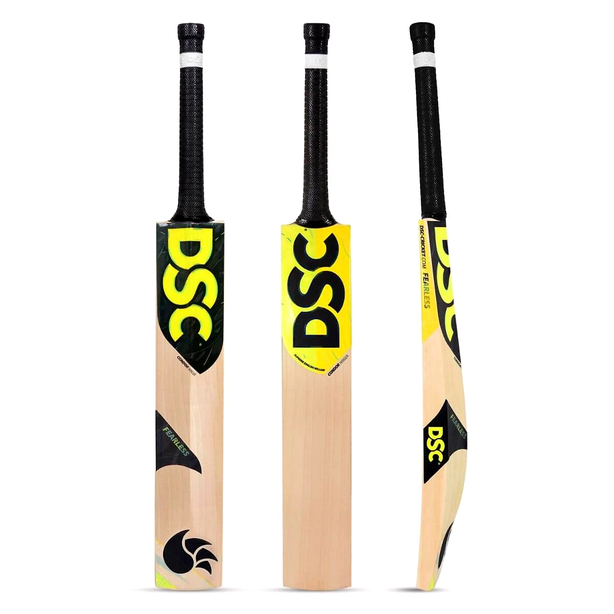 DSC Condor Winger Grade 4 English Willow Cricket Bat: Handcrafted in India with Massive Edges and Treble Spring Handle