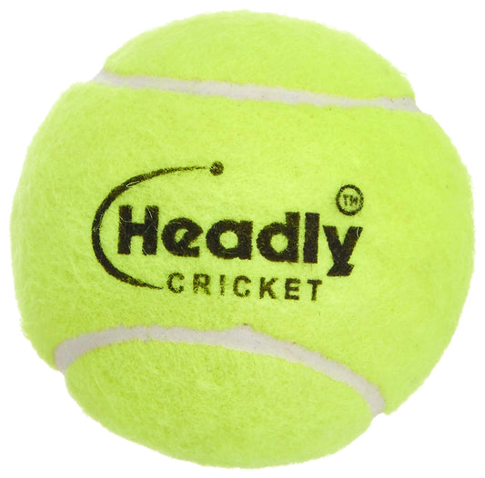 Headly Heavy Cricket Tennis Ball (pack Of 6, Yellow)