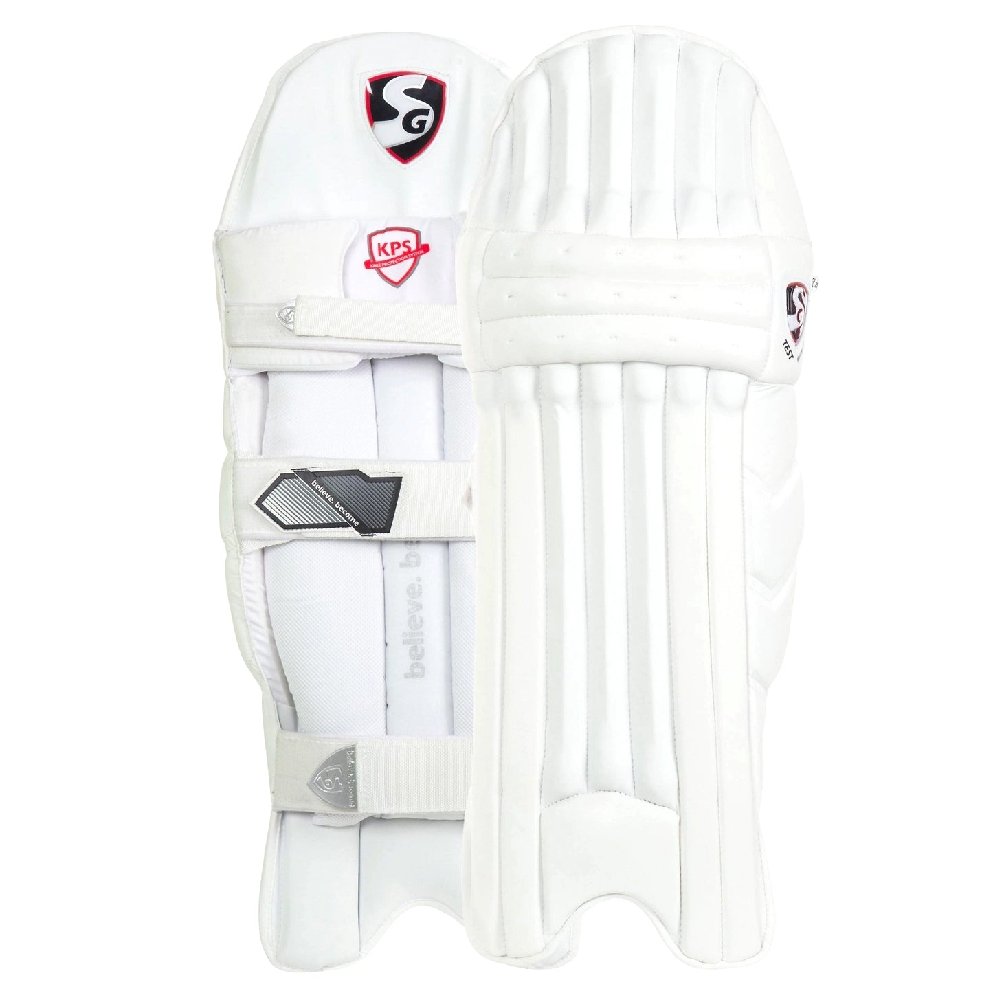 Sg Test White Cricket Batting Leg Guard