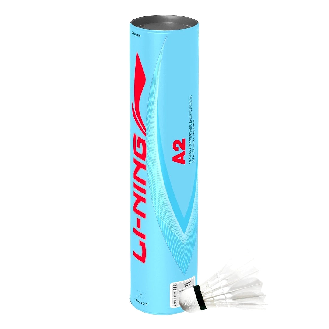 LI-NING A2 Badminton Feather Shuttlecock