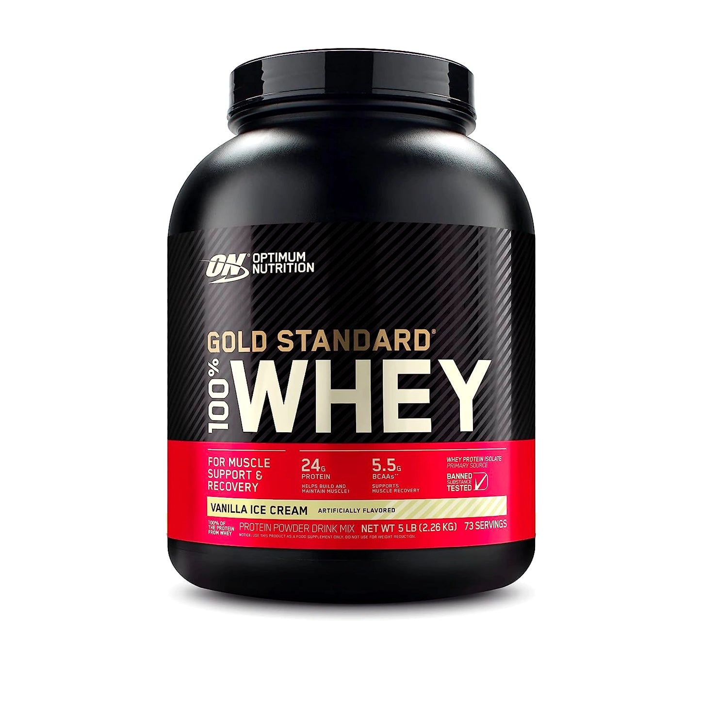 Optimum Nutrition (ON) Gold Standard 100% Whey Protein Powder