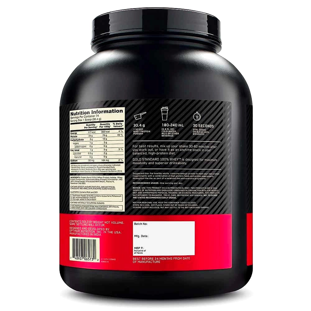 Optimum Nutrition (ON) Gold Standard 100% Whey Protein Powder