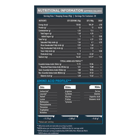 MuscleBlaze 100% Whey Protein Supplement Powder