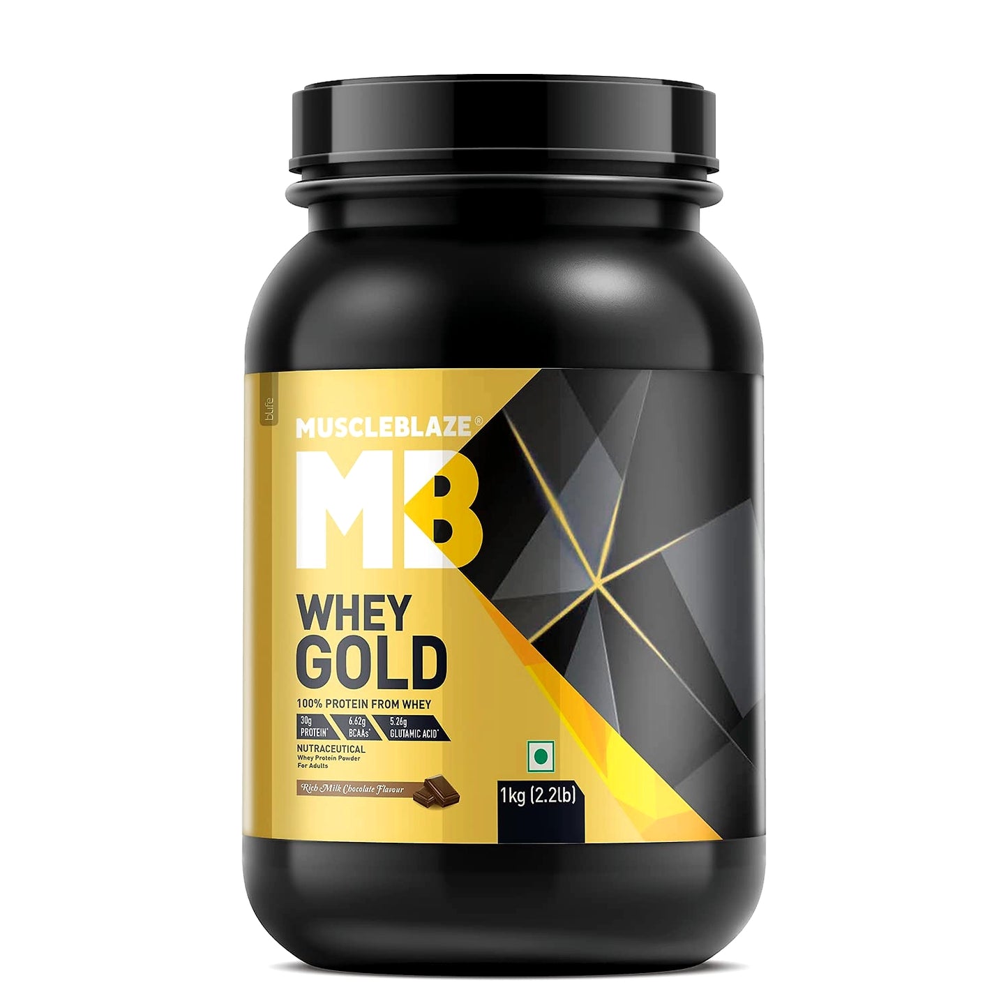 MuscleBlaze Whey Gold, 100% Whey Protein Isolate