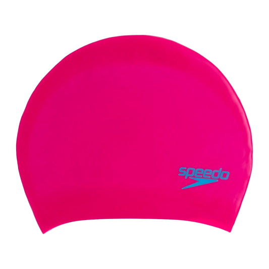 SPEEDO 812809F953 Long Hair Swim Cap for Junior