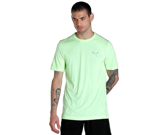 Puma Mens Run FAV Heather SS T-Shirt