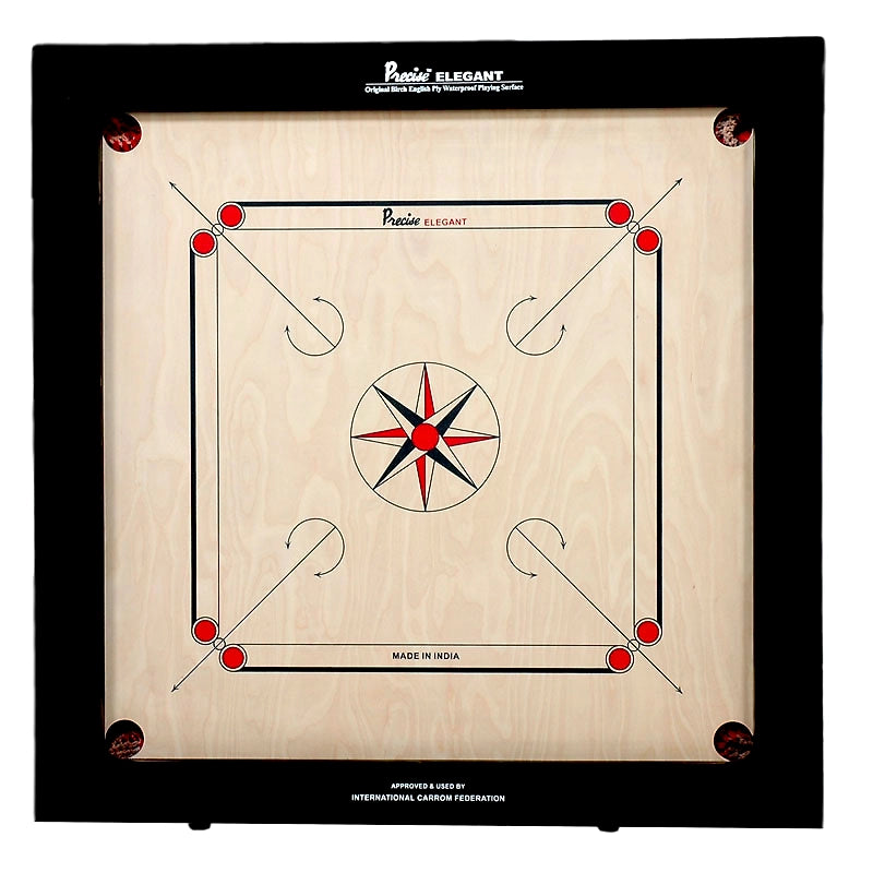 Precise Champion Elegant Wooden Carrom Board