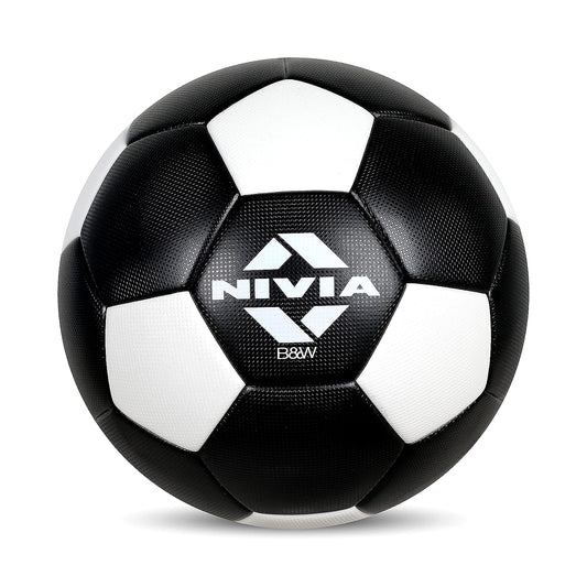 Nivia Black & White PU Football