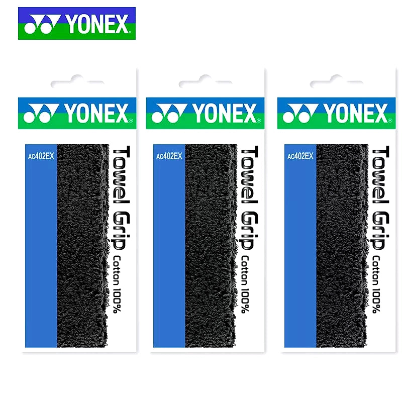 YONEX AC 402 BADMINTON GRIP (Pack of 3)