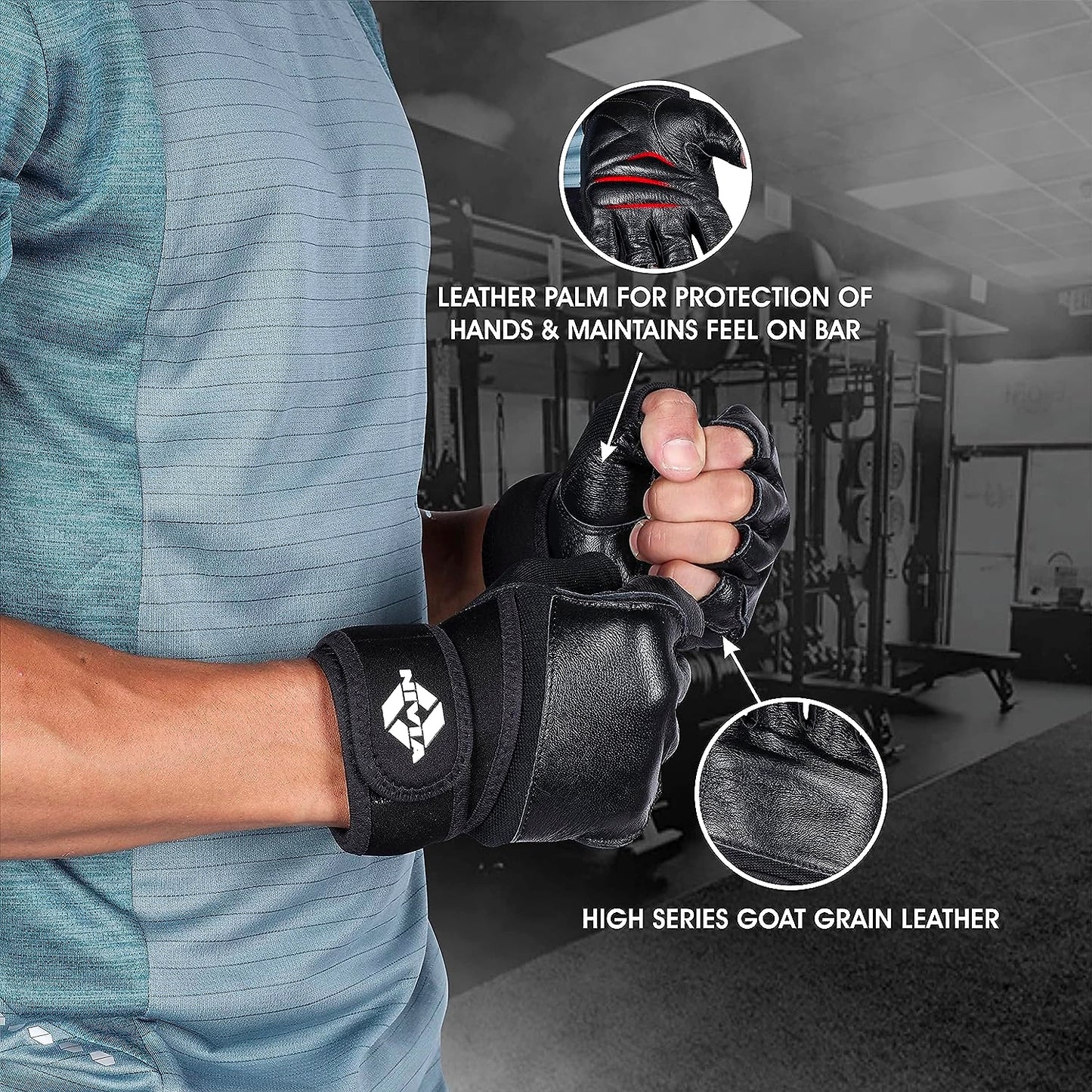 Nivia Venom Sports Leather with Neoprene Strap