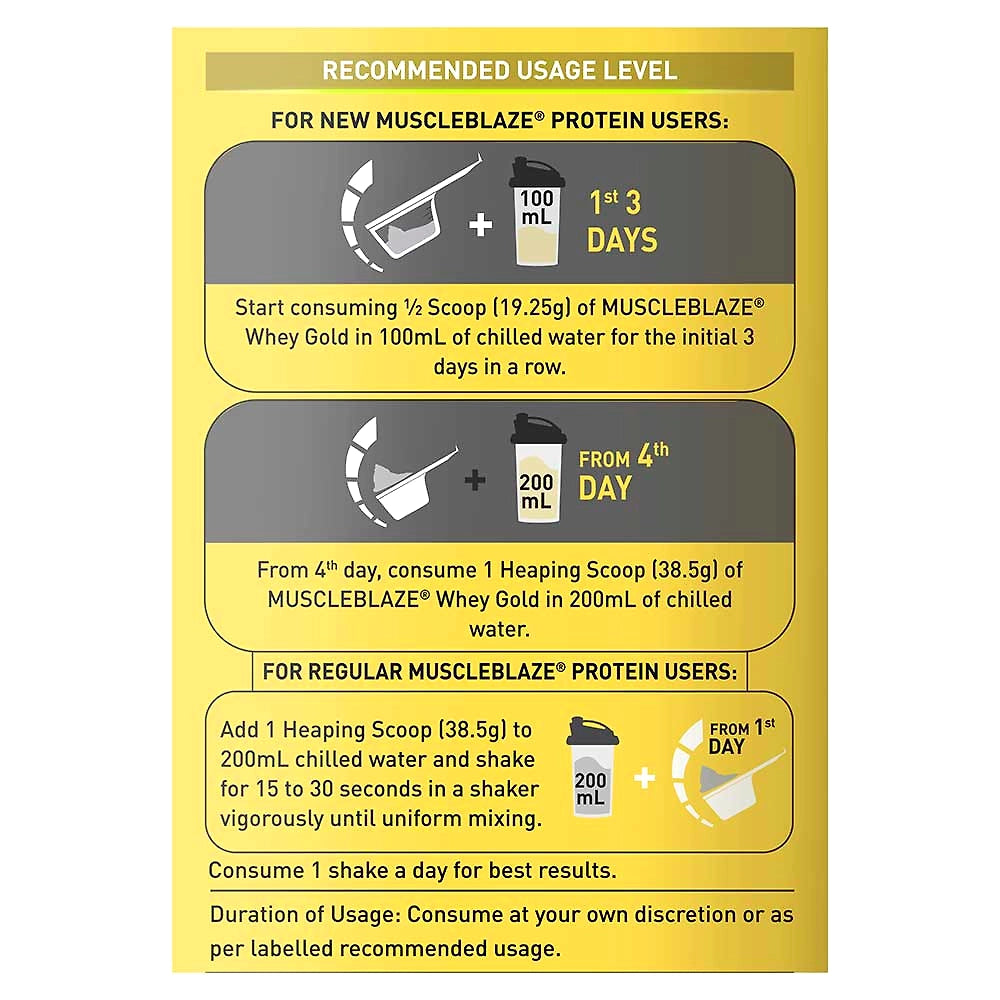 MuscleBlaze Whey Gold Protein Isolate with Digezyme