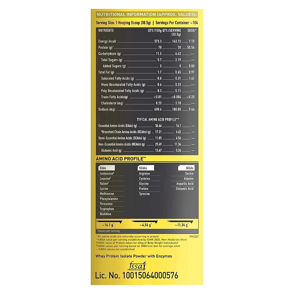 MuscleBlaze Whey Gold Protein Isolate with Digezyme
