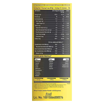 MuscleBlaze Whey Gold Protein Isolate with Digezyme