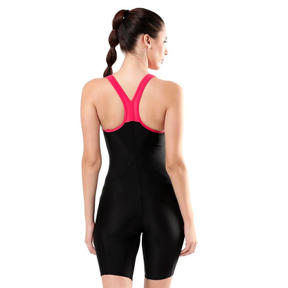Speedo Essential Panel Racer Back Legsuit