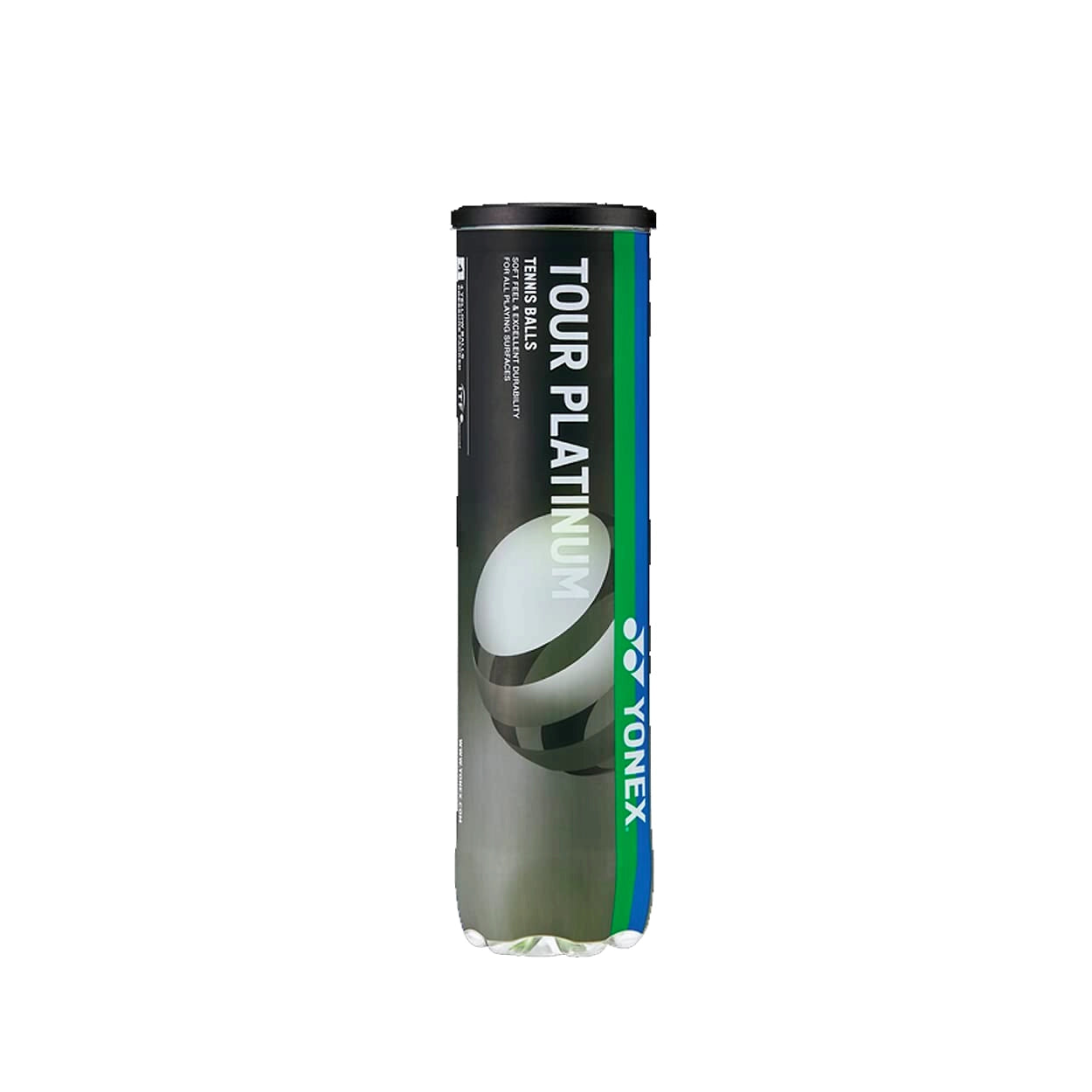 Yonex Tour Platinum (TB-TP4 EX) Tennis Balls, 1 Can