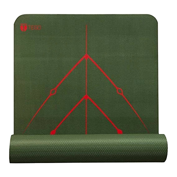 TEGO Stance Truly Reversible Yoga Mat with GuideAlign -(With Bag)