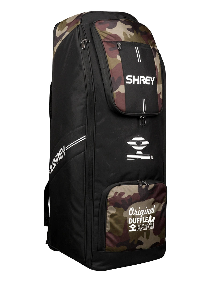 Shrey Match Duffle 2.0: Premium Sports Duffle Bag with Multiple Compartments, Durable Construction, and Stylish Design