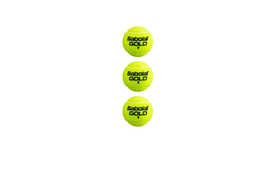 Babolat Gold Championship Tennis Ball: Durable and High-Performance Tennis Balls for Training and Competition on All Surfaces