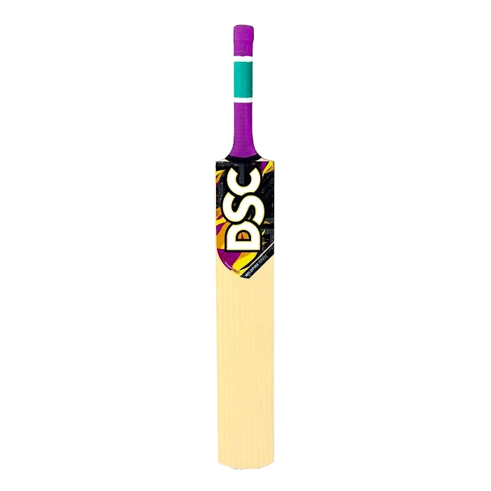 DSC Wildfire Ignite Kashmir Willow Cricket Bat for Tennis Ball Cricket: Mid-Blade Design and Perfect Balance for Powerful Strokes